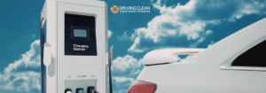 Electric car charging station